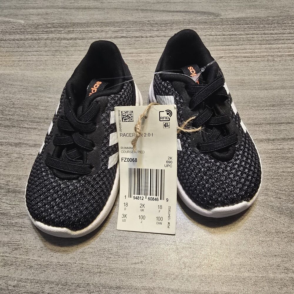 Adidas Racer Kids Sneakers Sz 3K